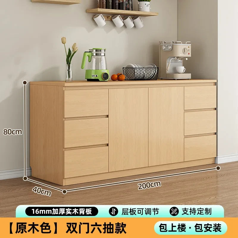 Nordic Wood Living Room Cabinet