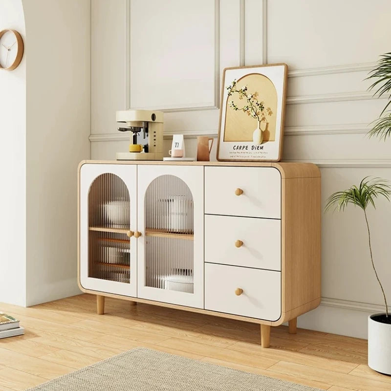 Nordic Wooden Living Room Cabinet