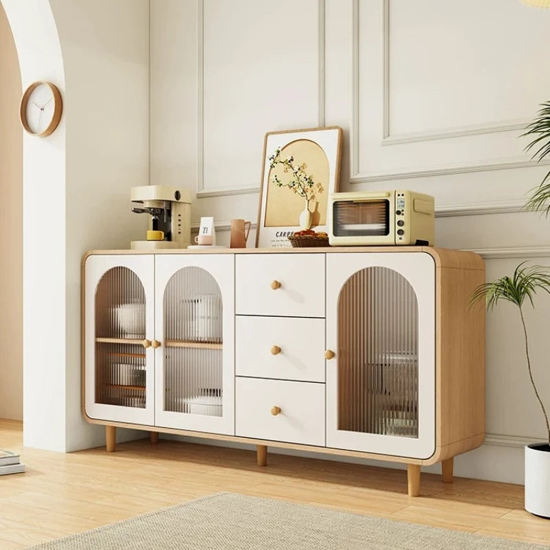 Nordic Wooden Living Room Cabinet