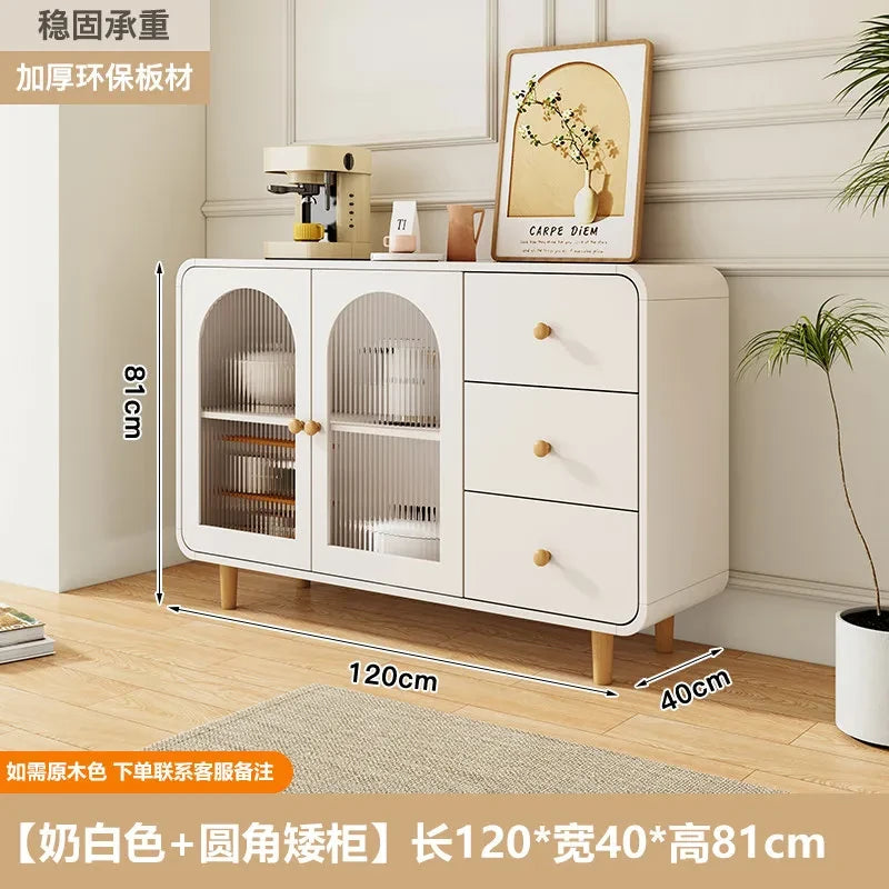 Nordic Wooden Living Room Cabinet