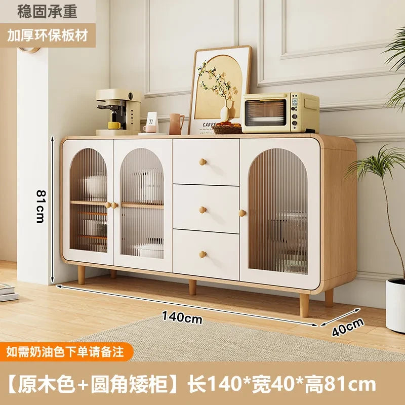 Nordic Wooden Living Room Cabinet