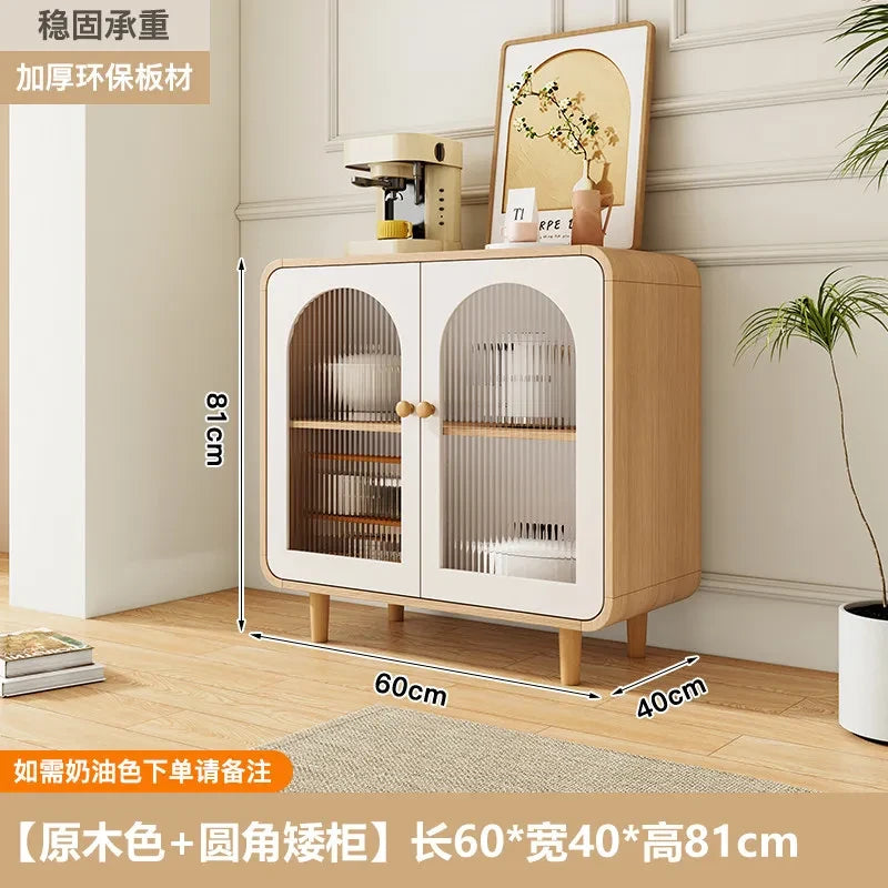 Nordic Wooden Living Room Cabinet