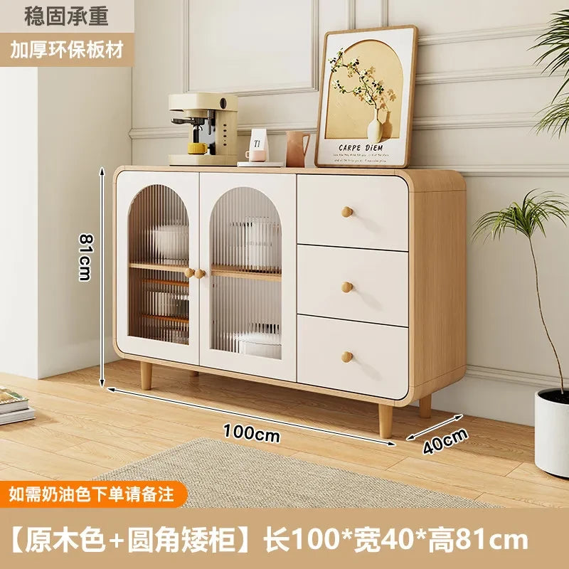 Nordic Wooden Living Room Cabinet