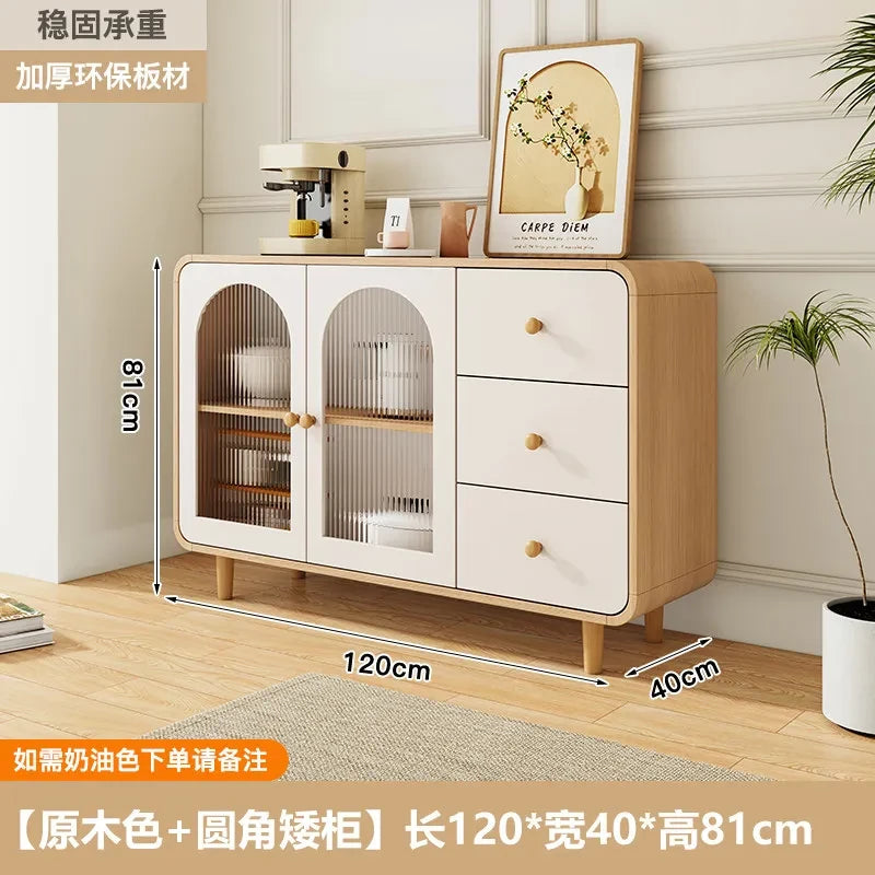 Nordic Wooden Living Room Cabinet