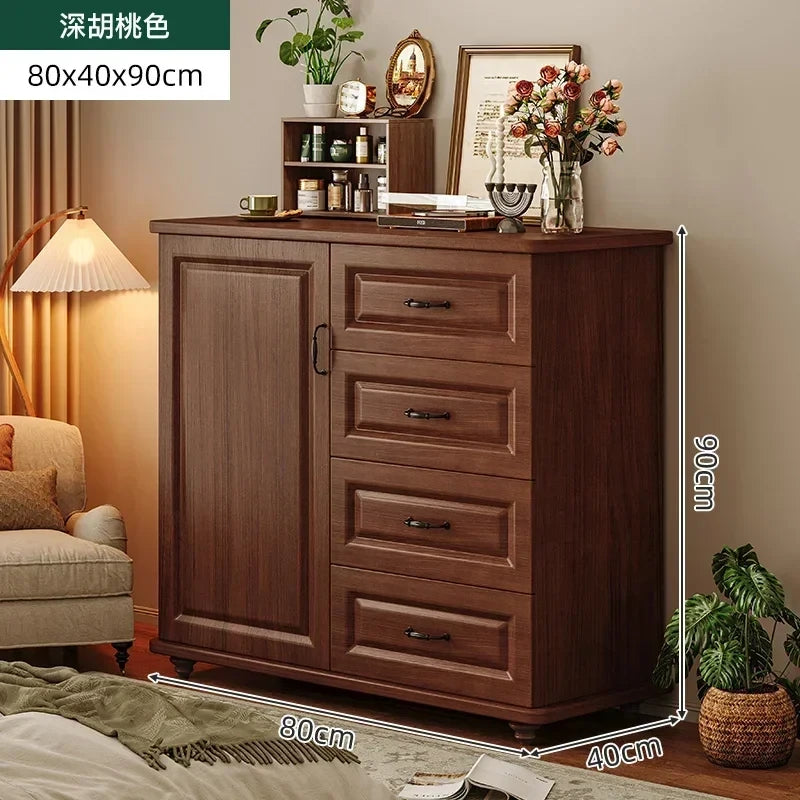 Nordic Modern Wooden Display Cabinet