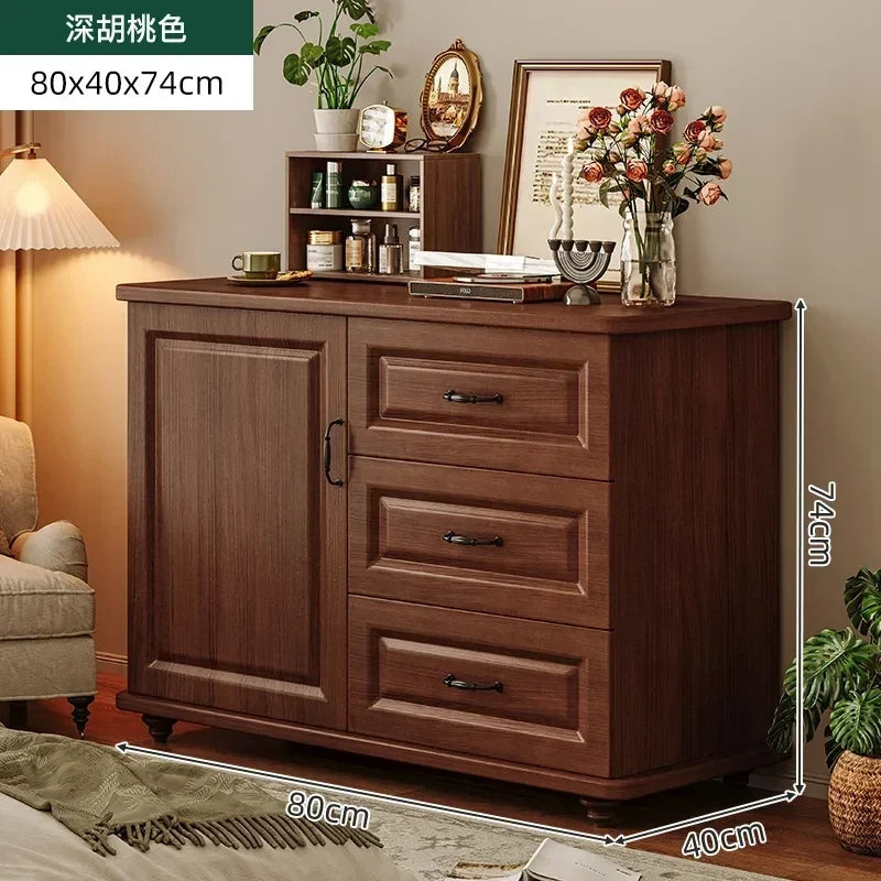 Nordic Modern Wooden Display Cabinet