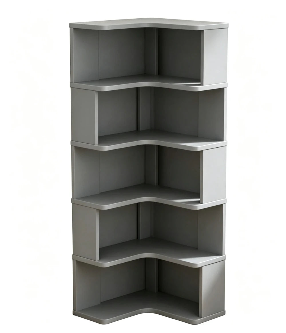 Solid Wood Corner Storage Shelf