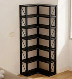 Solid Wood Corner Storage Shelf