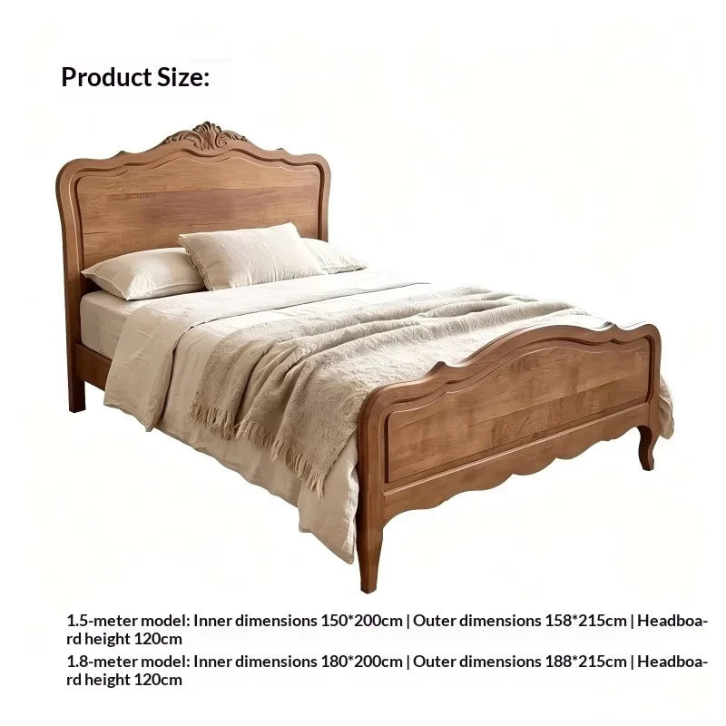 Solid Hardwood Nordic Platform Bed