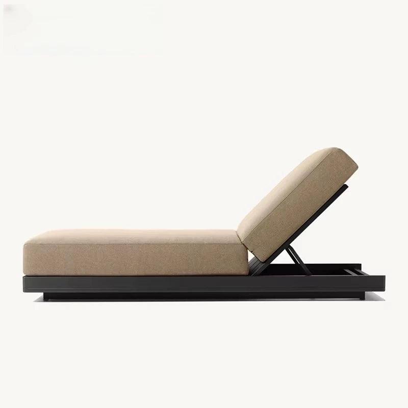 Wooden Outdoor Pool Sun Lounger