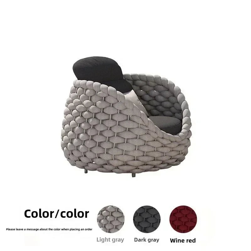 Outdoor Wicker Conversation Set