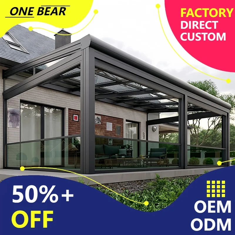 Custom Aluminum Glass Sunroom