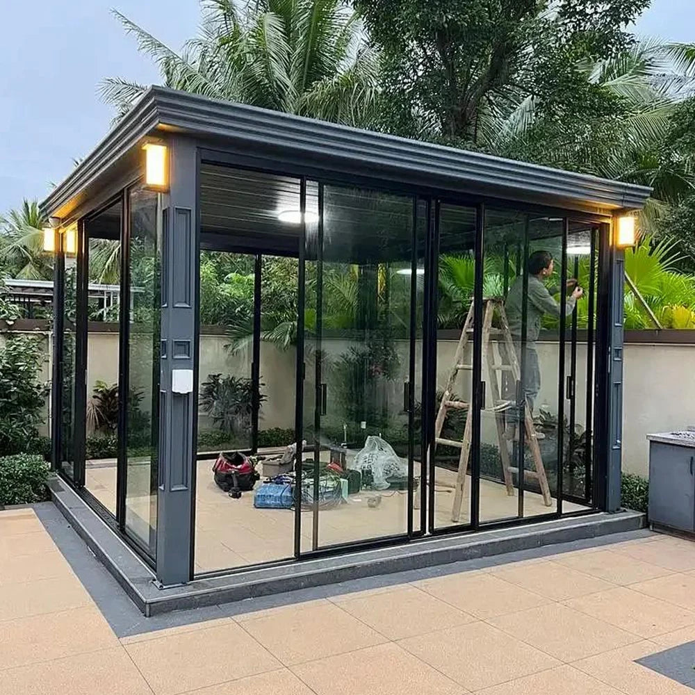 Custom Aluminum Glass Sunroom