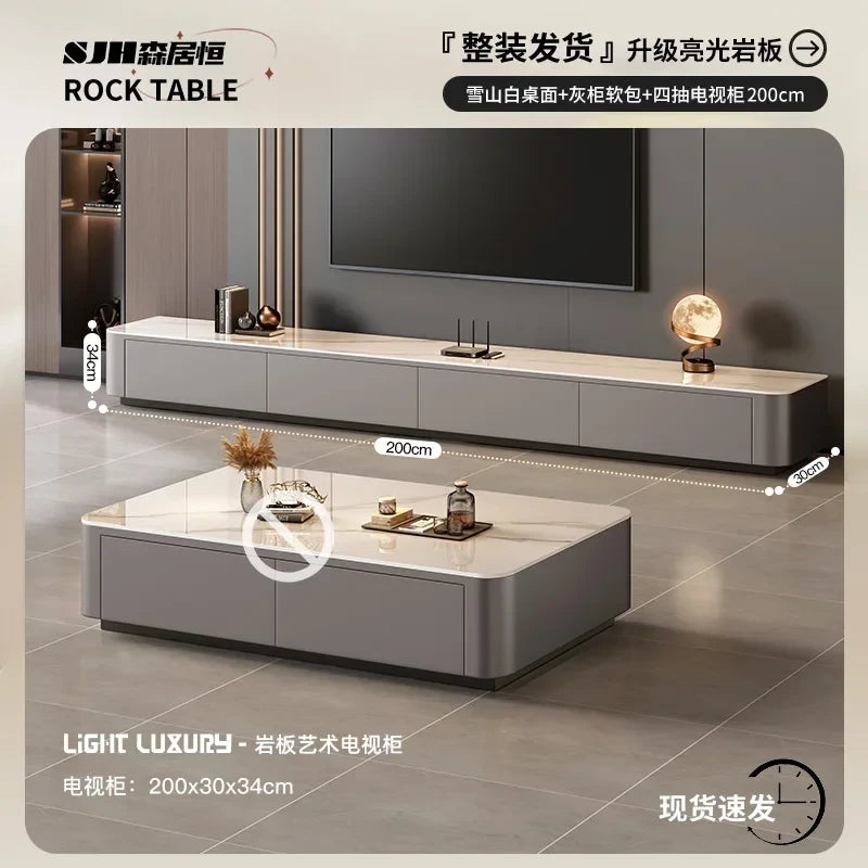 Nordic Minimalist Wood Tv Stand
