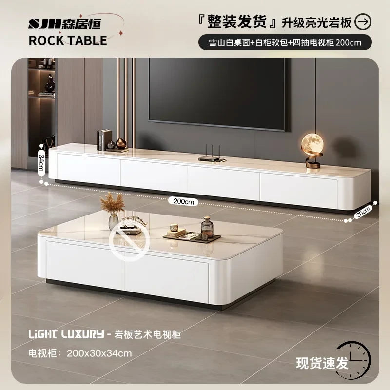 Nordic Minimalist Wood Tv Stand