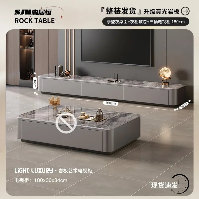 Nordic Minimalist Wood Tv Stand
