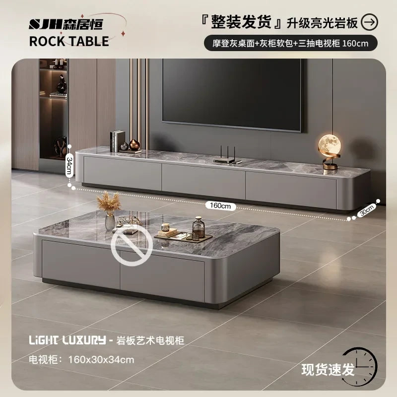 Nordic Minimalist Wood Tv Stand