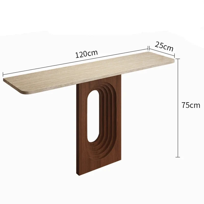 Minimalist Metal Console Table