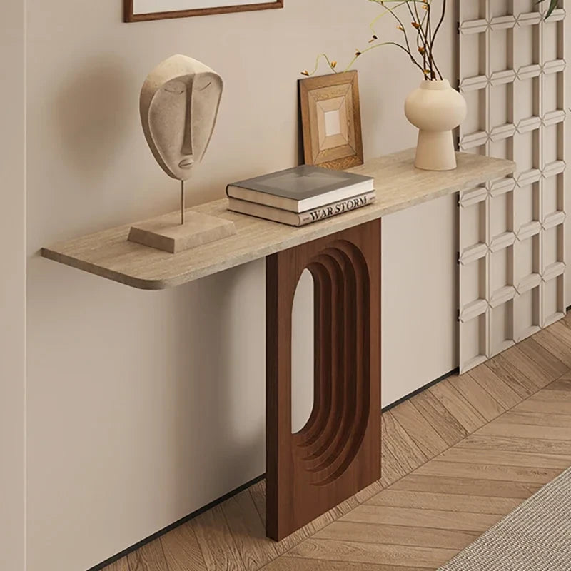 Minimalist Metal Console Table
