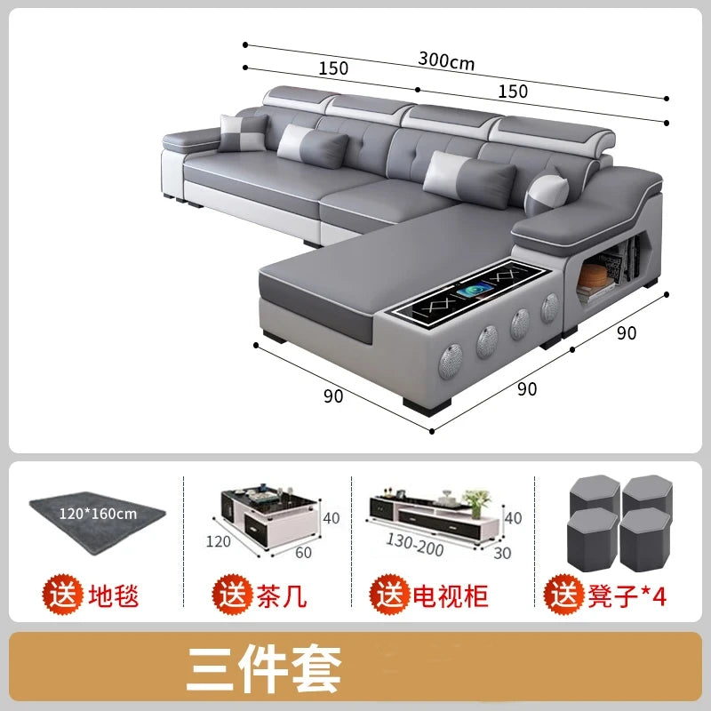 Modern Nordic Sectional Sofa