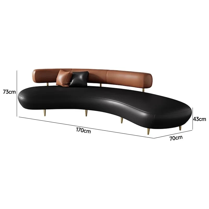 Curved Living Room Sofa