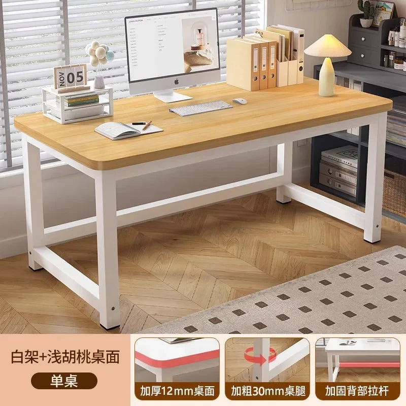 Solid Wood Computer Desktop Desk
