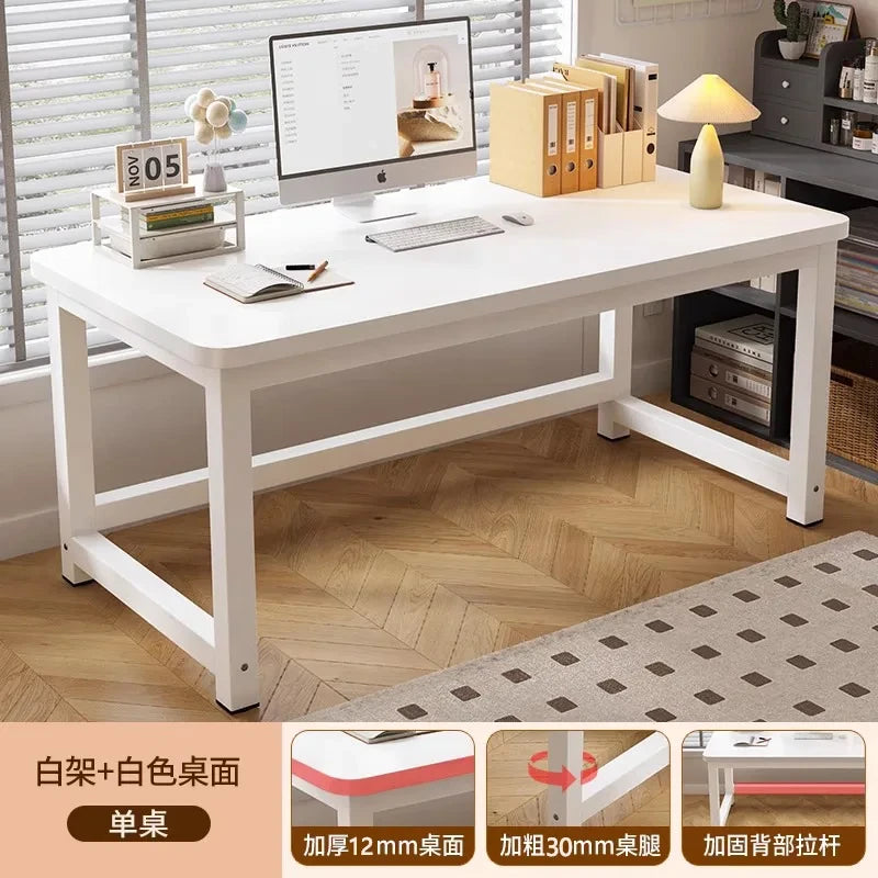 Solid Wood Computer Desktop Desk