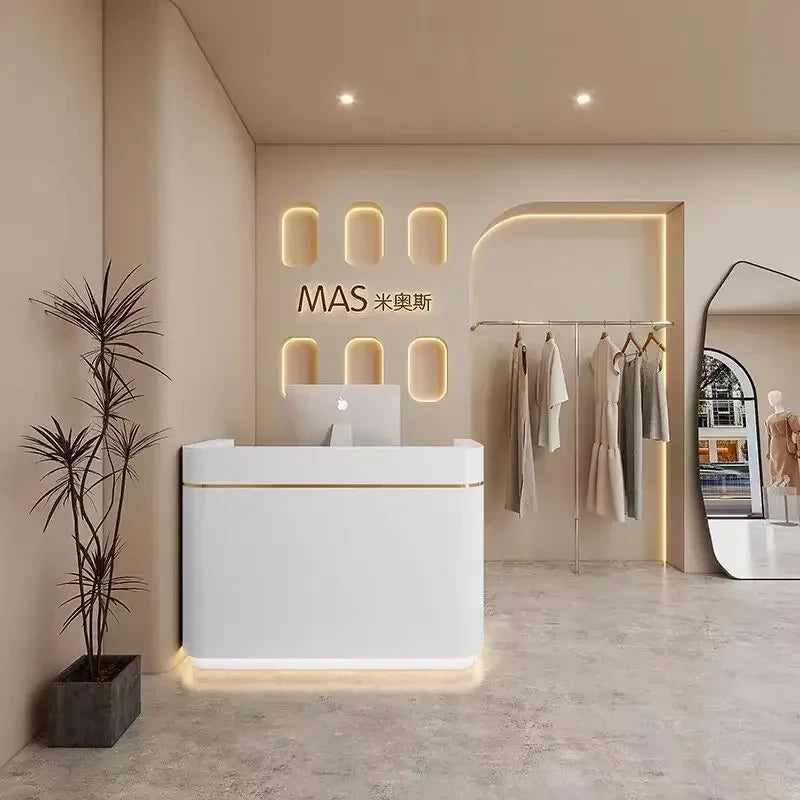 Modern Business Reception Desk