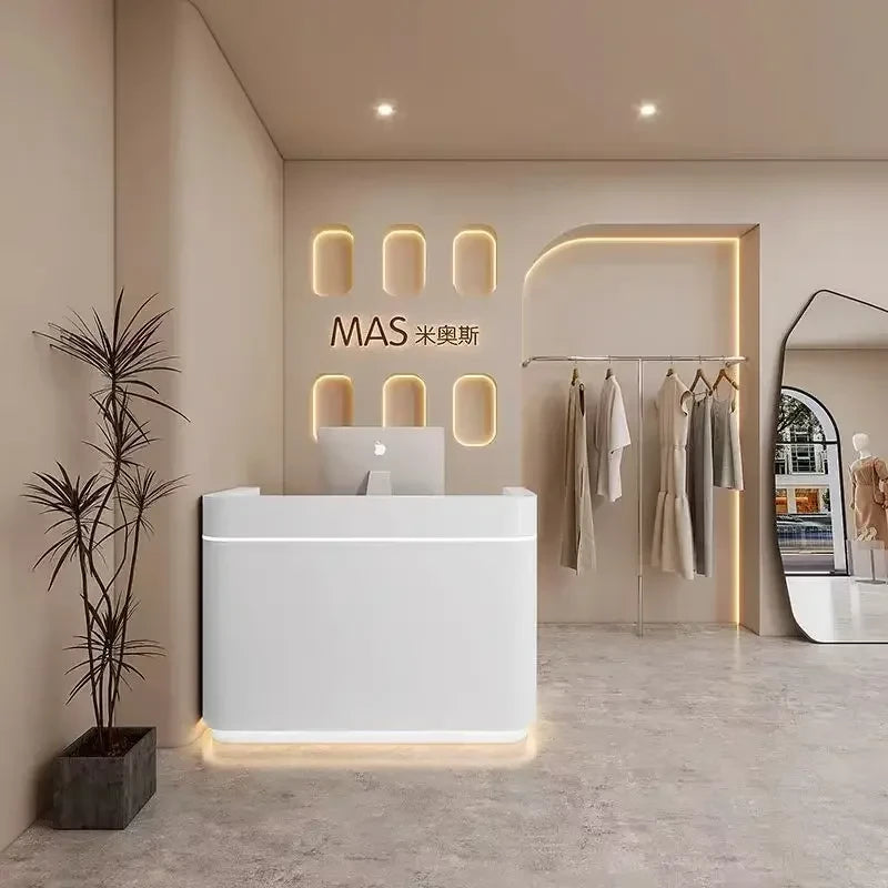 Modern Business Reception Desk