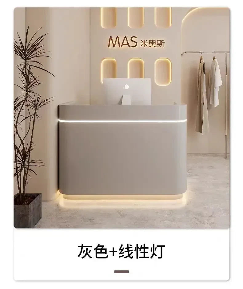 Modern Business Reception Desk