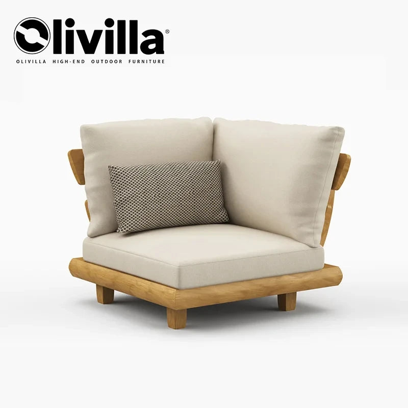 Outdoor Wooden Garden Sofa