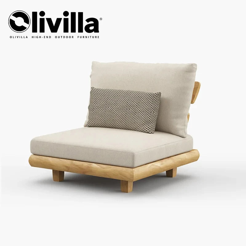 Outdoor Wooden Garden Sofa