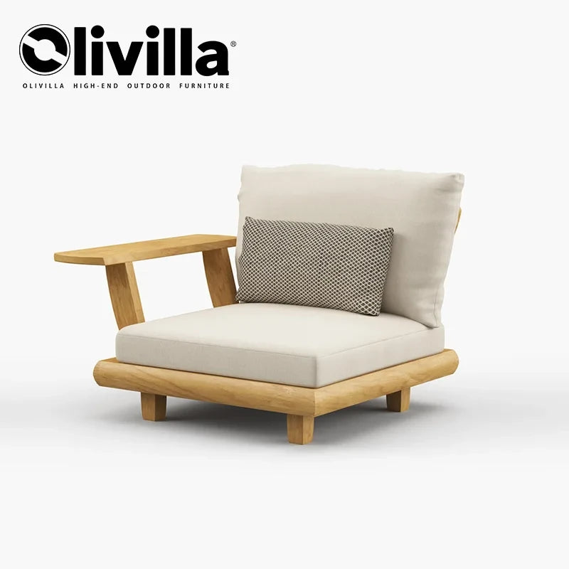 Outdoor Wooden Garden Sofa