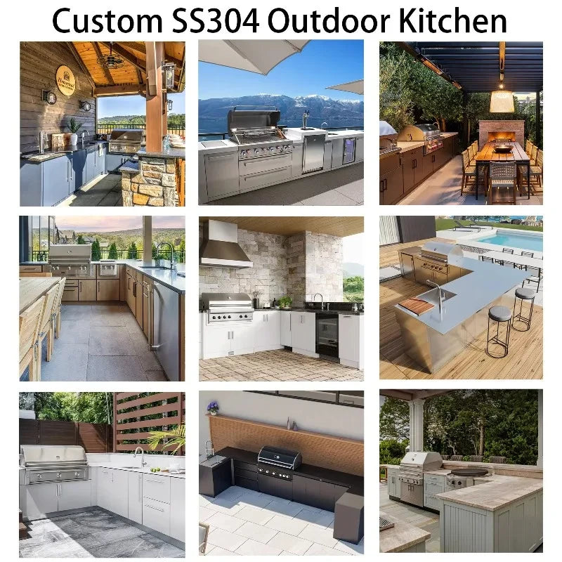 Stainless Steel Outdoor Kitchen Cabinet