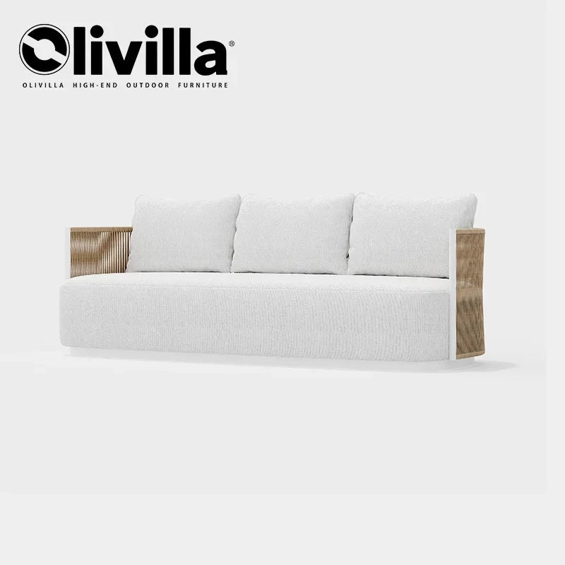 Scandinavian Woven Outdoor Sofa