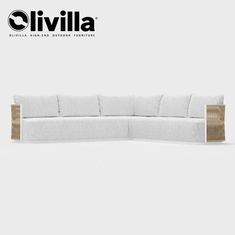 Scandinavian Woven Outdoor Sofa