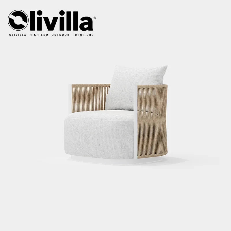 Scandinavian Woven Outdoor Sofa