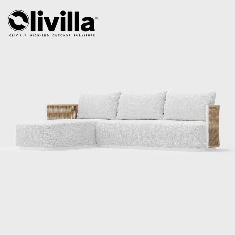 Scandinavian Woven Outdoor Sofa