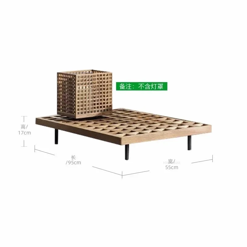 Solid Wood Rattan Outdoor Patio Sofa