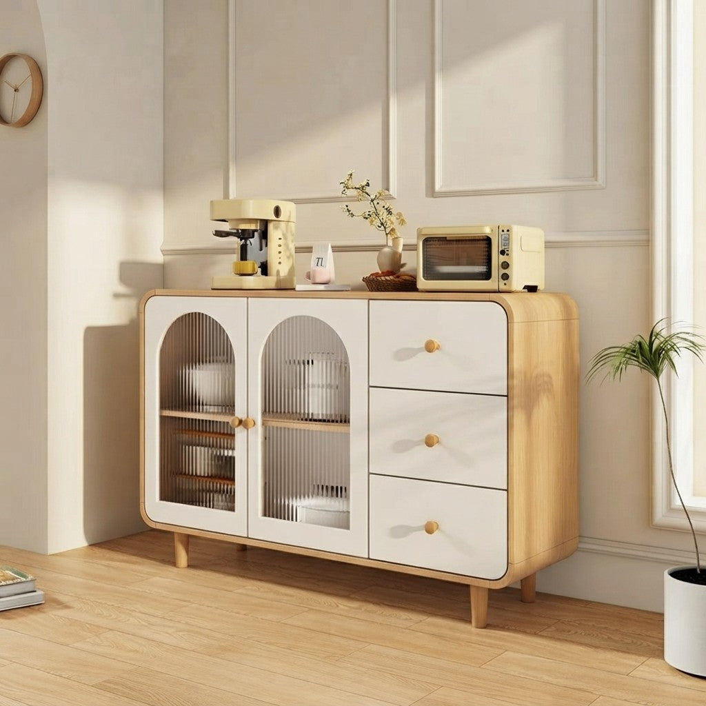 Nordic Wooden Living Room Cabinet