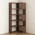 Solid Wood Corner Storage Shelf