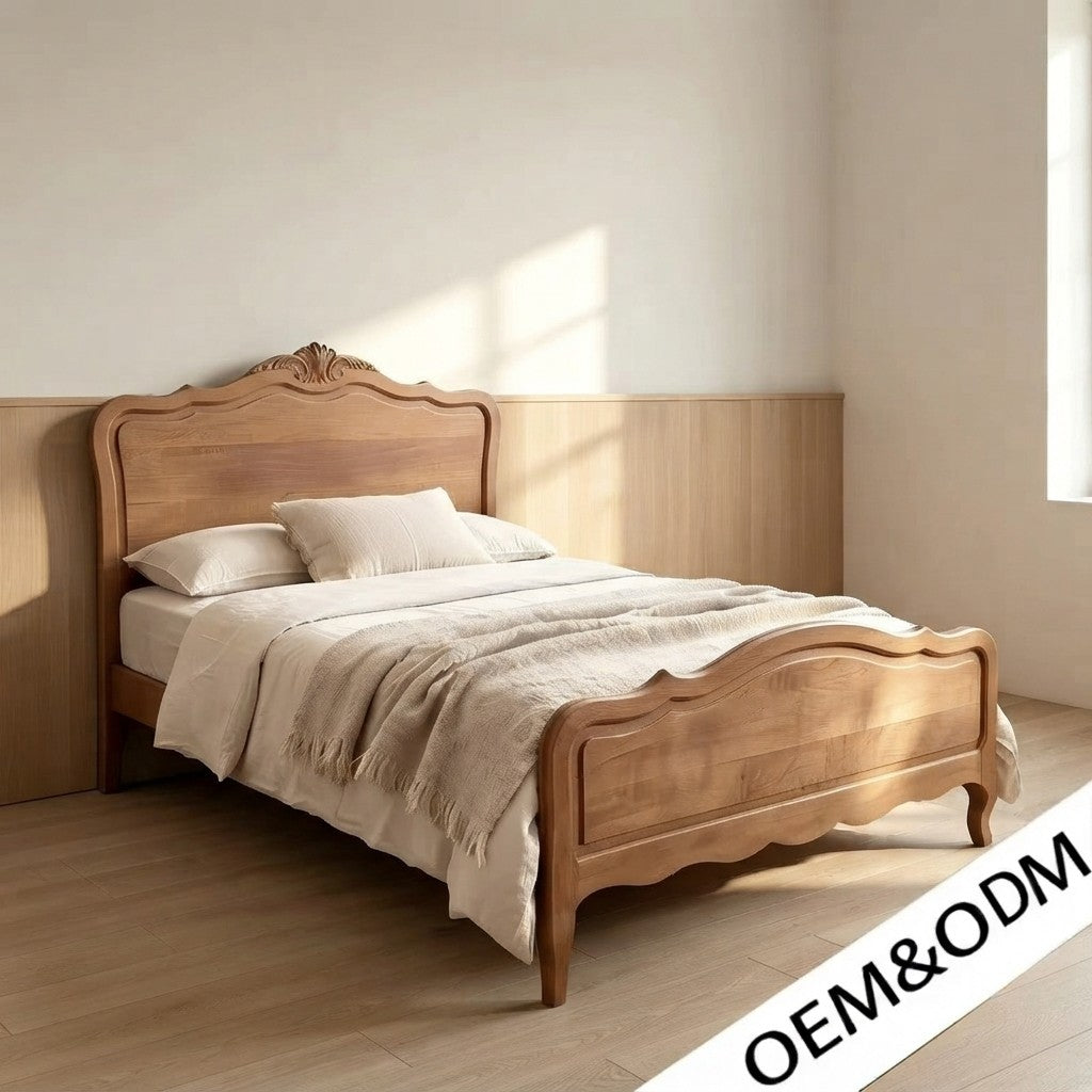 Solid Hardwood Nordic Platform Bed