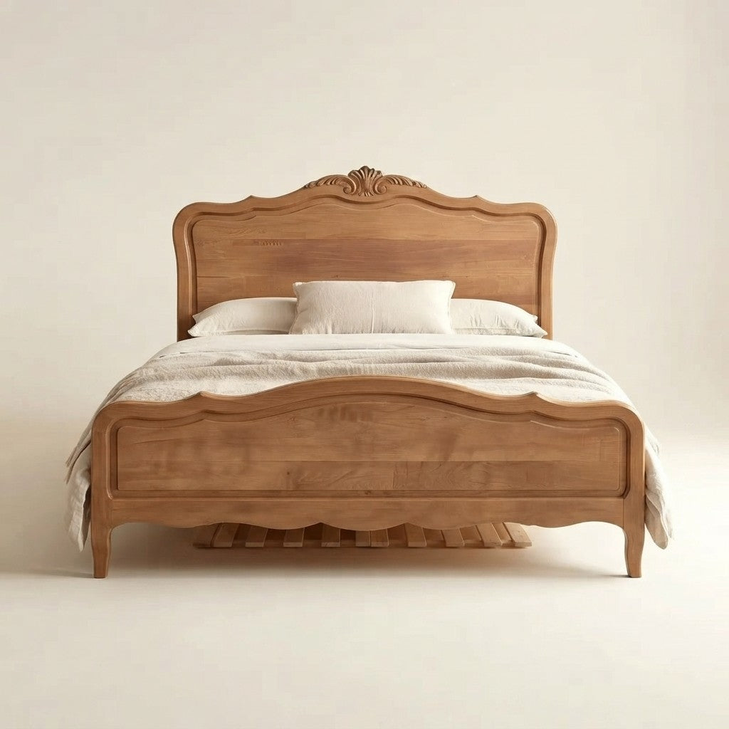 Solid Hardwood Nordic Platform Bed
