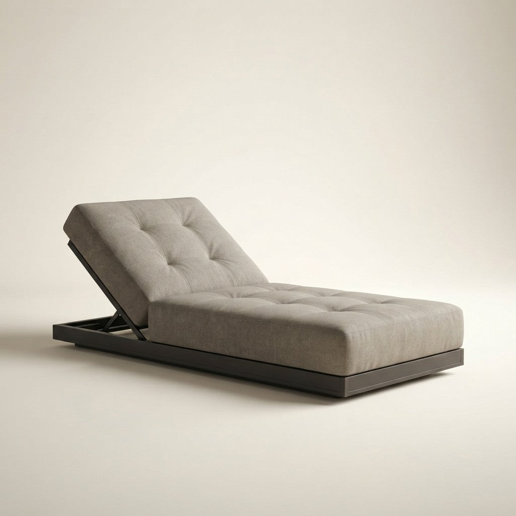Wooden Outdoor Pool Sun Lounger