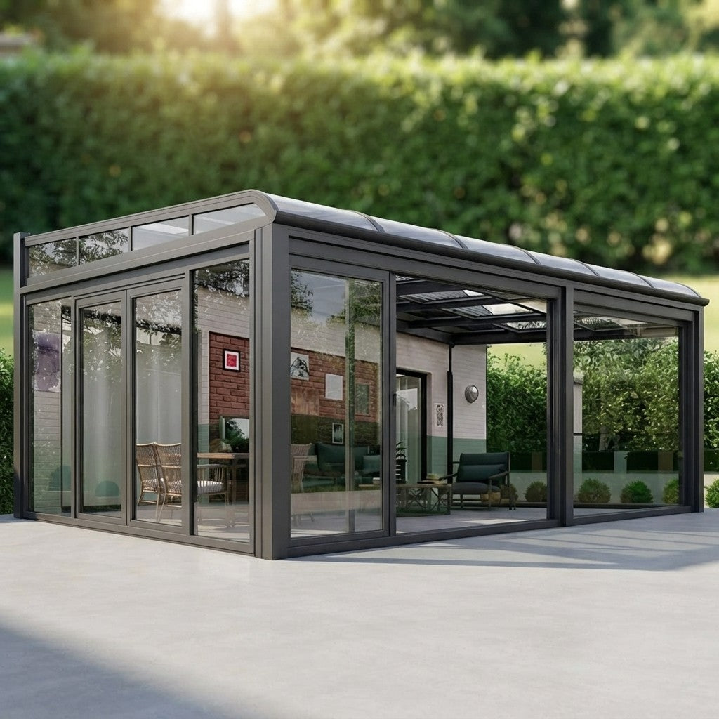 Custom Aluminum Glass Sunroom