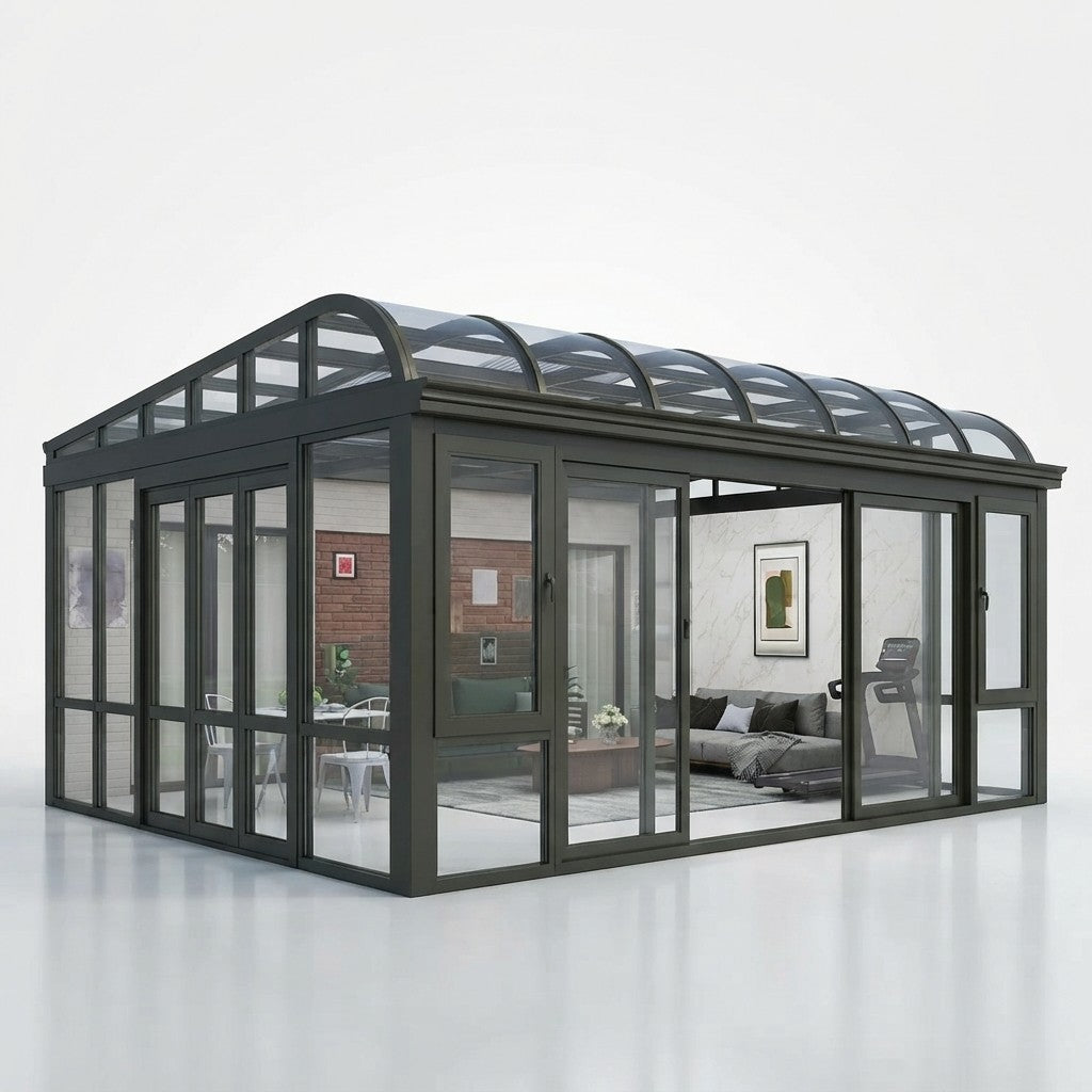 Custom Aluminum Glass Sunroom