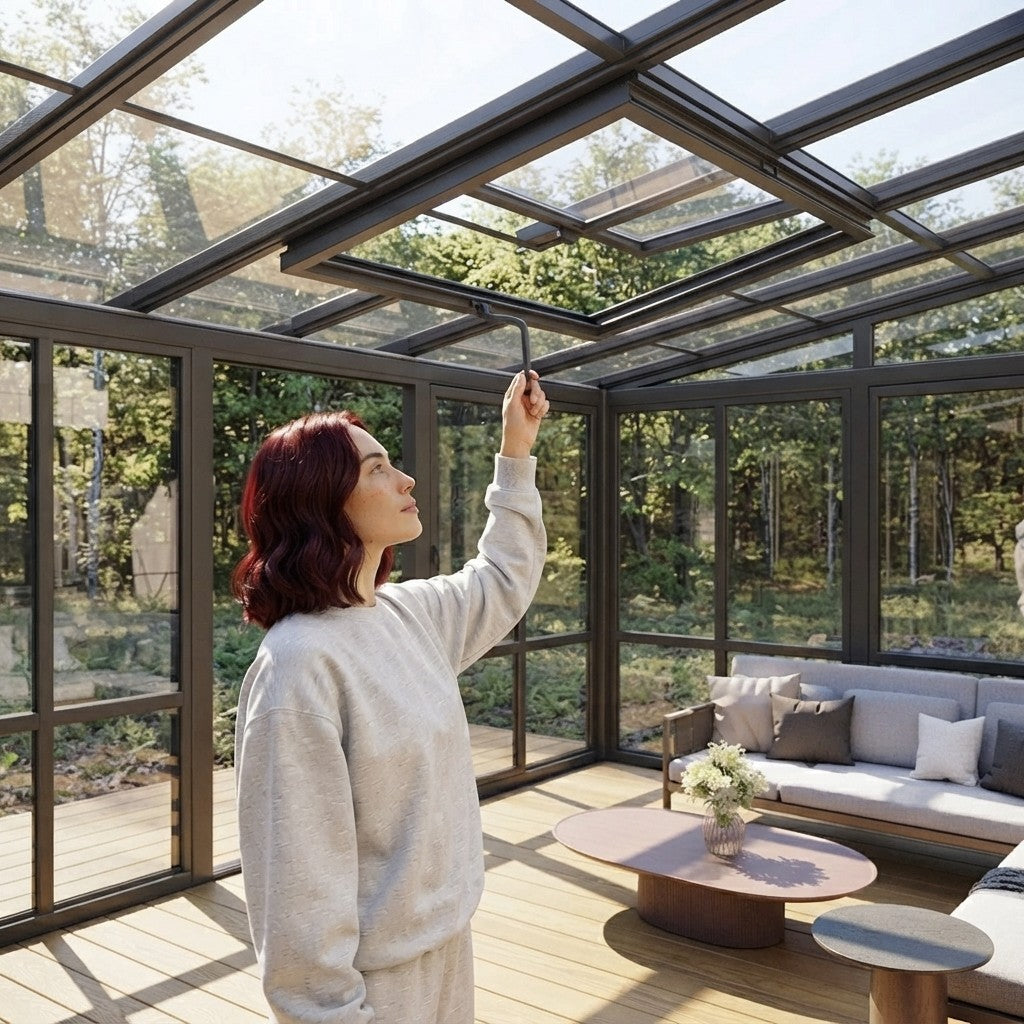 Custom Aluminum Glass Sunroom