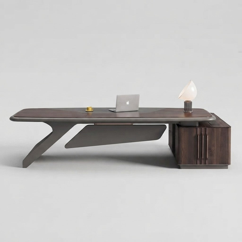 Modern Wood Executive Desk