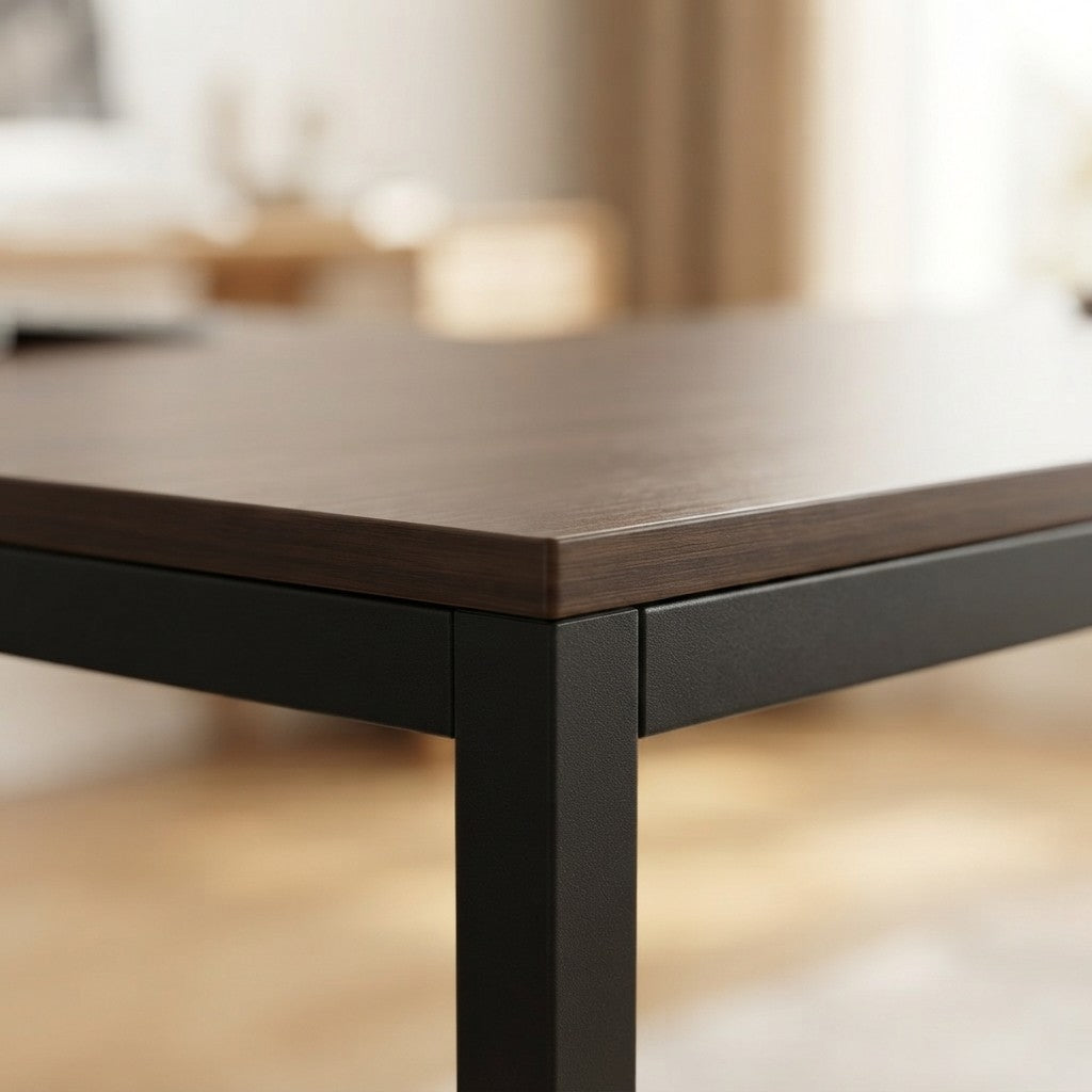 Adjustable Wooden Corner Computer Desk