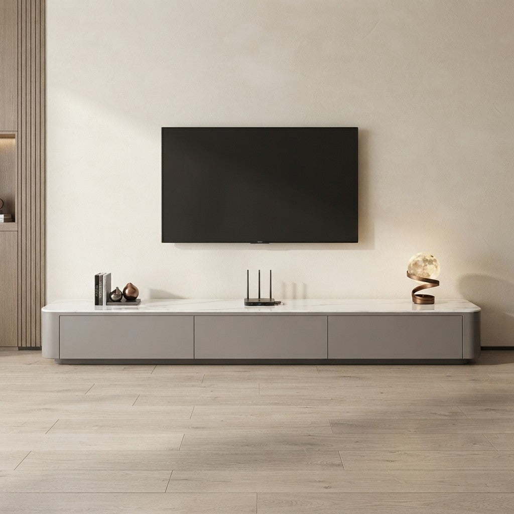 Nordic Minimalist Wood Tv Stand